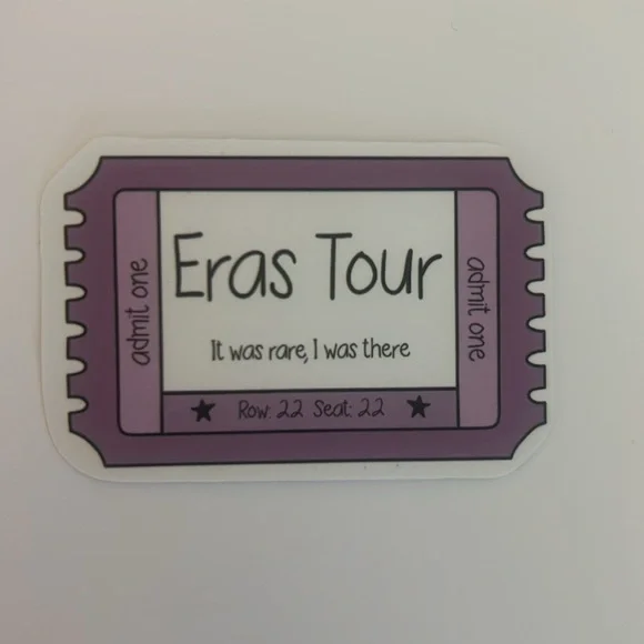 Taylor Swift “The Eras Tour” Inspired Vinyl Sticker Bundle - 10 Stickers - Picture 4 of 4
